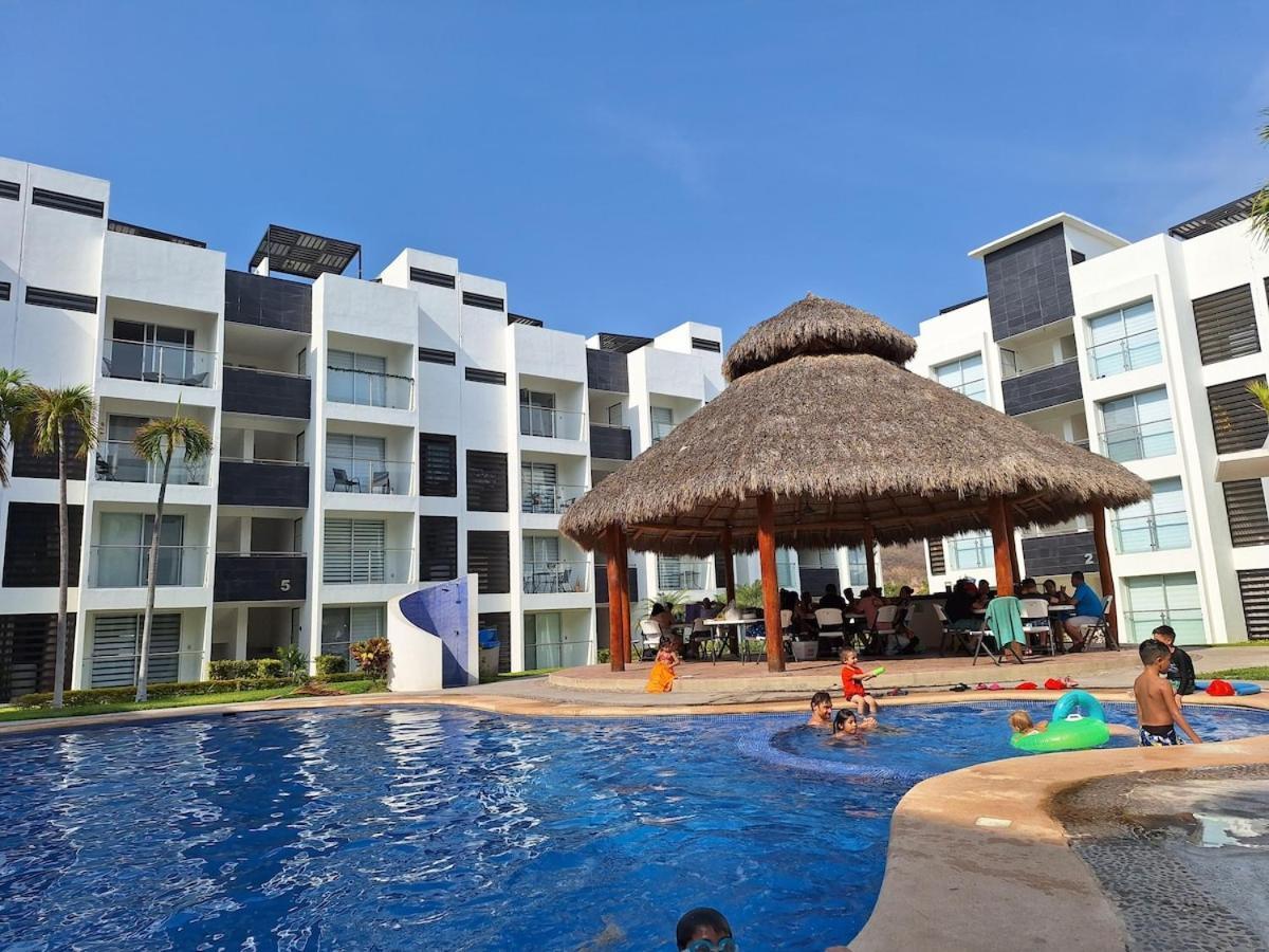 Apartment With Swimming Pool Manzanillo Exterior foto